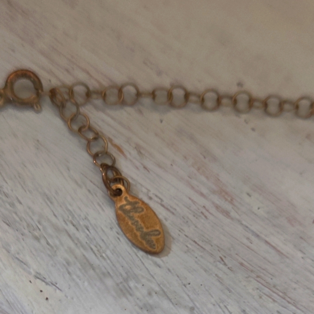 ⭐3 For $21⭐Gold Letter Charm Necklace - Picture 6 of 7